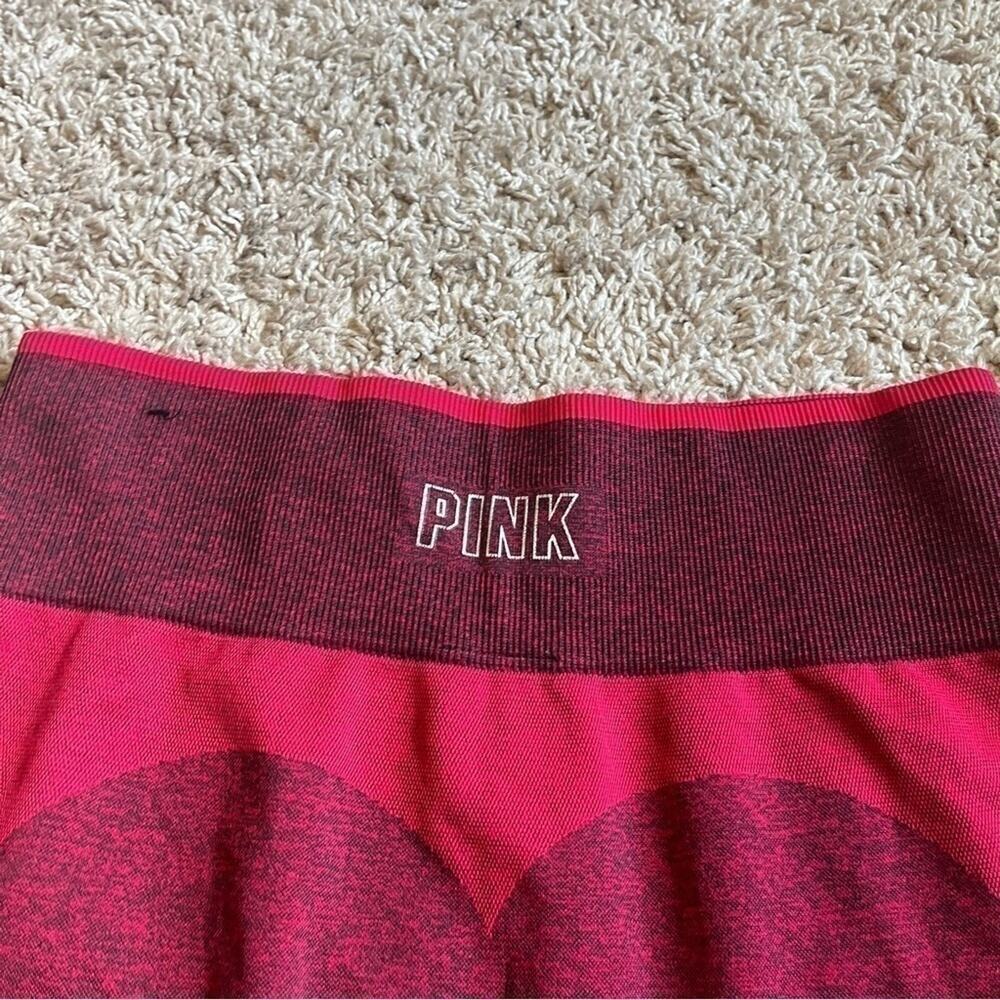 Pink Victoria’s secret’s seamless burgundy and red leggings - Picture 4 of 5